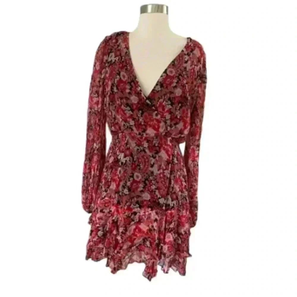 STEVIE MAY One Last Time Mini Dress in Liberated Fleur Size Large NWOT $278 - Picture 2 of 8